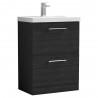 Arno 600mm Freestanding Double Drawer Vanity Units