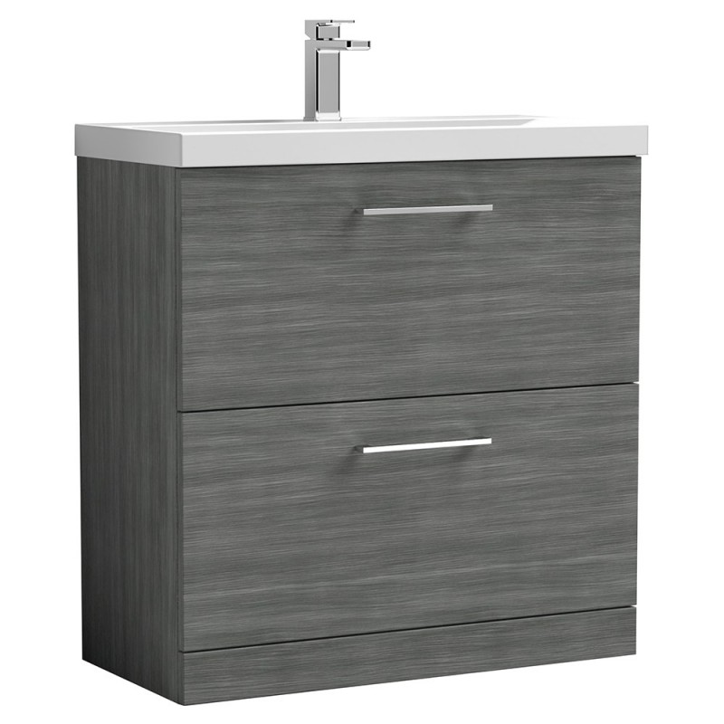 Arno 800mm Freestanding Double Drawer Vanity Units