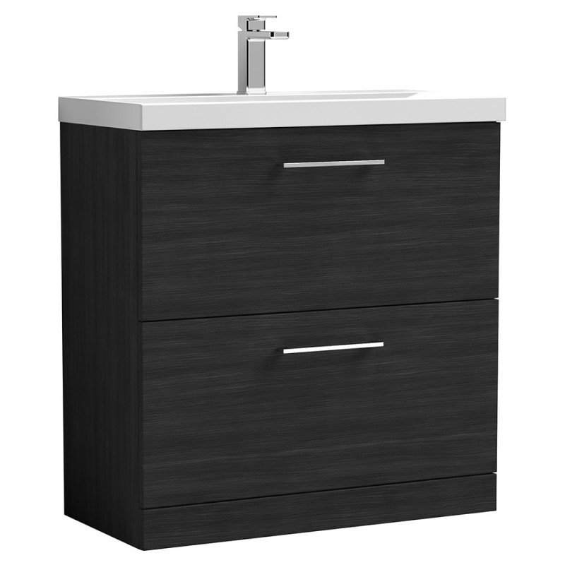 Arno 800mm Freestanding Double Drawer Vanity Units