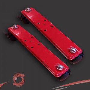 "Nova Live R" Feet with wheels for All Colour & Size Panel Convector Heaters (Pair)