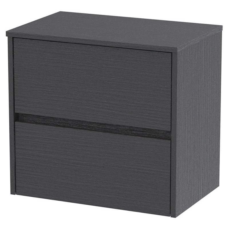 Havana 600mm Wall Hung Double Drawer Worktop Vanity Units