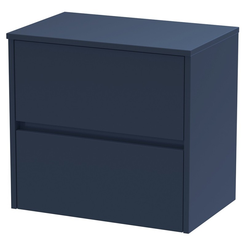 Havana 600mm Wall Hung Double Drawer Worktop Vanity Units