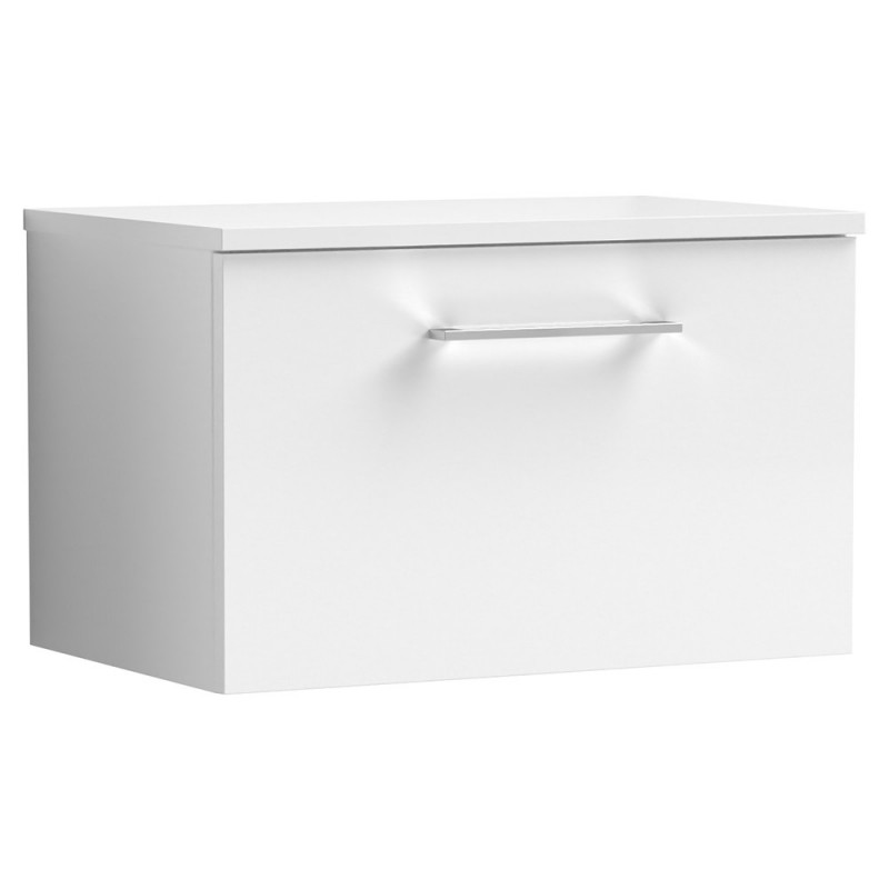 Arno 600mm Wall Hung Single Drawer Worktop Vanity Units