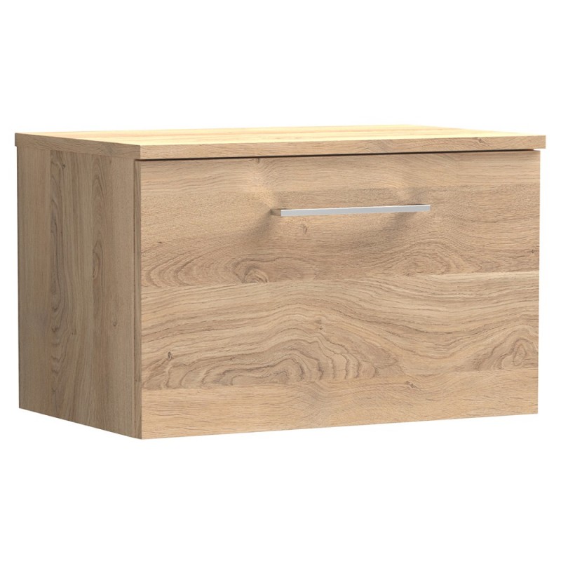 Arno 600mm Wall Hung Single Drawer Worktop Vanity Units