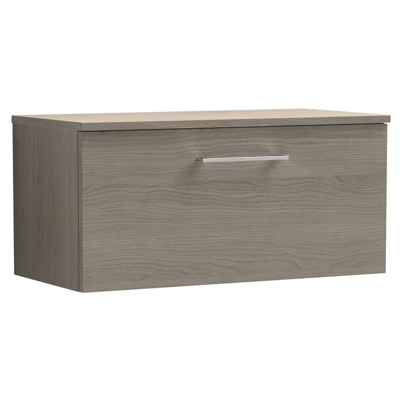 Arno 800mm Wall Hung Single Drawer Worktop Vanity Units