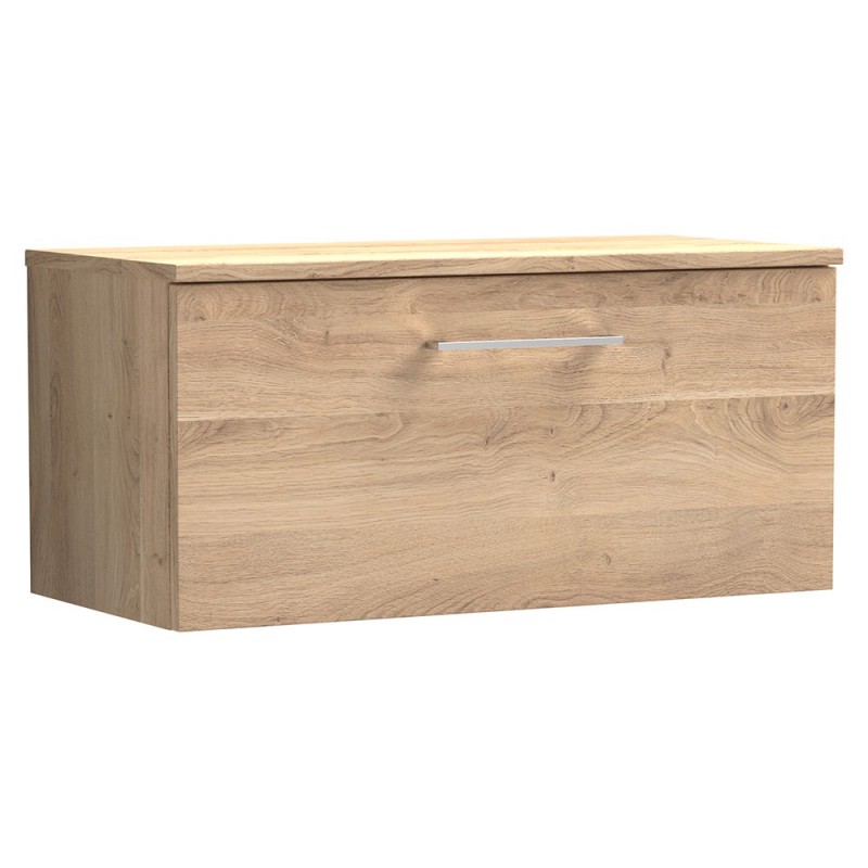 Arno 800mm Wall Hung Single Drawer Worktop Vanity Units