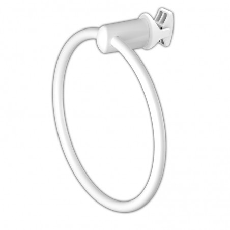White Towel Ring for Heated Towel Rail