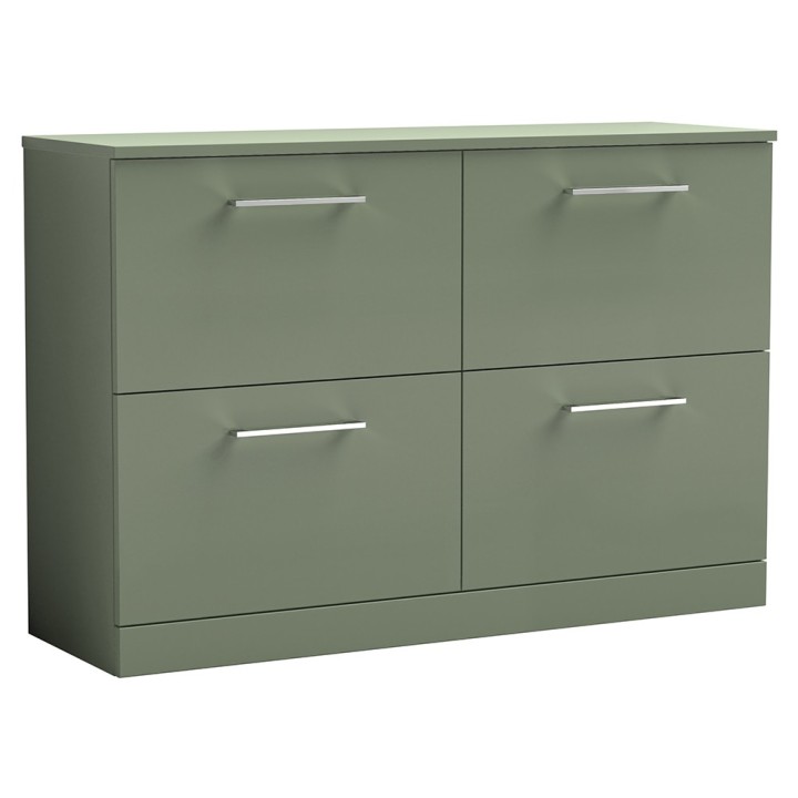 Arno 1200mm Freestanding Double Drawer Worktop Vanity Units