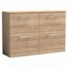 Arno 600mm Freestanding Double Drawer Worktop Vanity Units