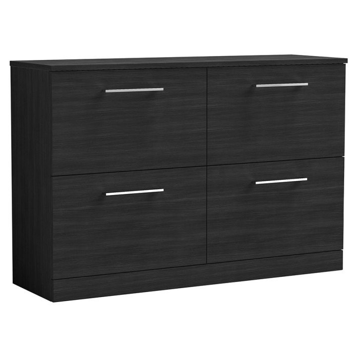 Arno 1200mm Freestanding Double Drawer Worktop Vanity Units