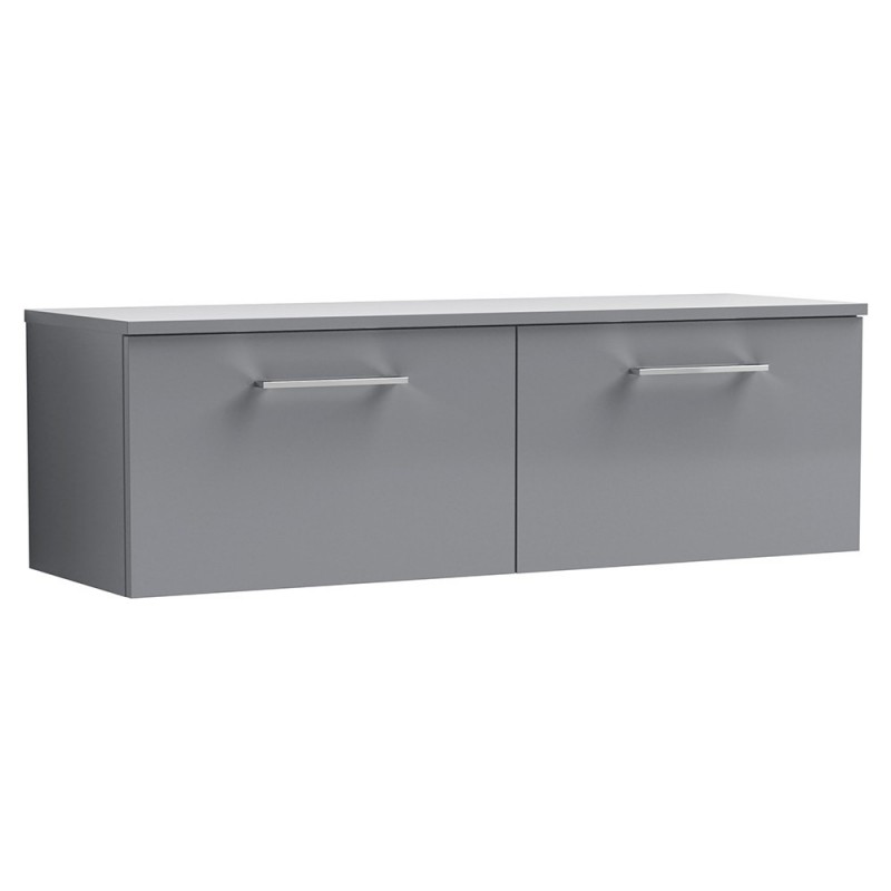 Arno 1200mm Wall Hung 2-Drawer Double Basin Worktop Vanity Units