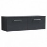 Arno 1200mm Wall Hung 2-Drawer Double Basin Worktop Vanity Units