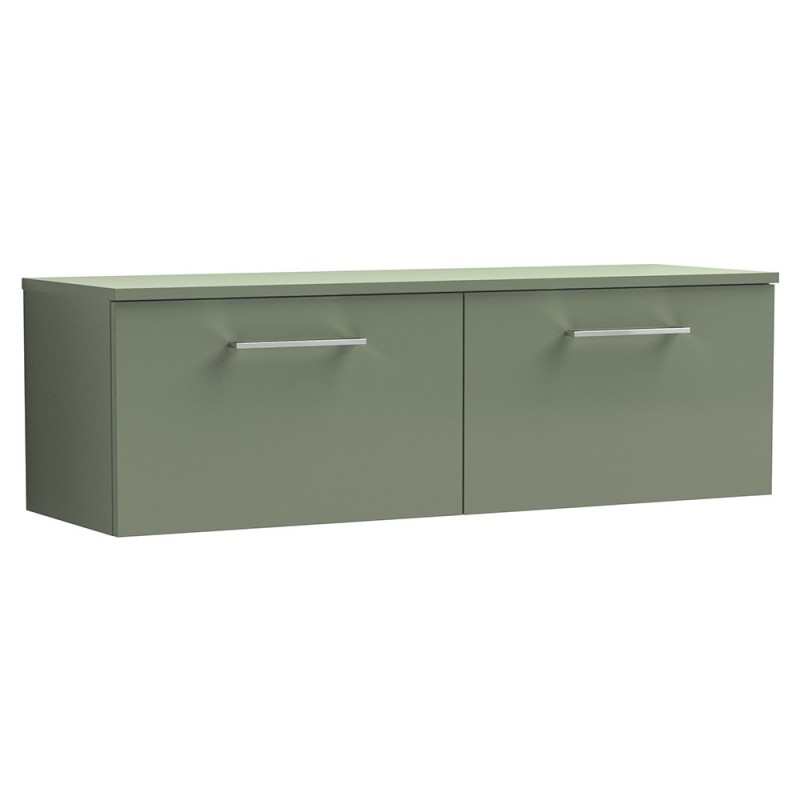 Arno 1200mm Wall Hung 2-Drawer Double Basin Worktop Vanity Units