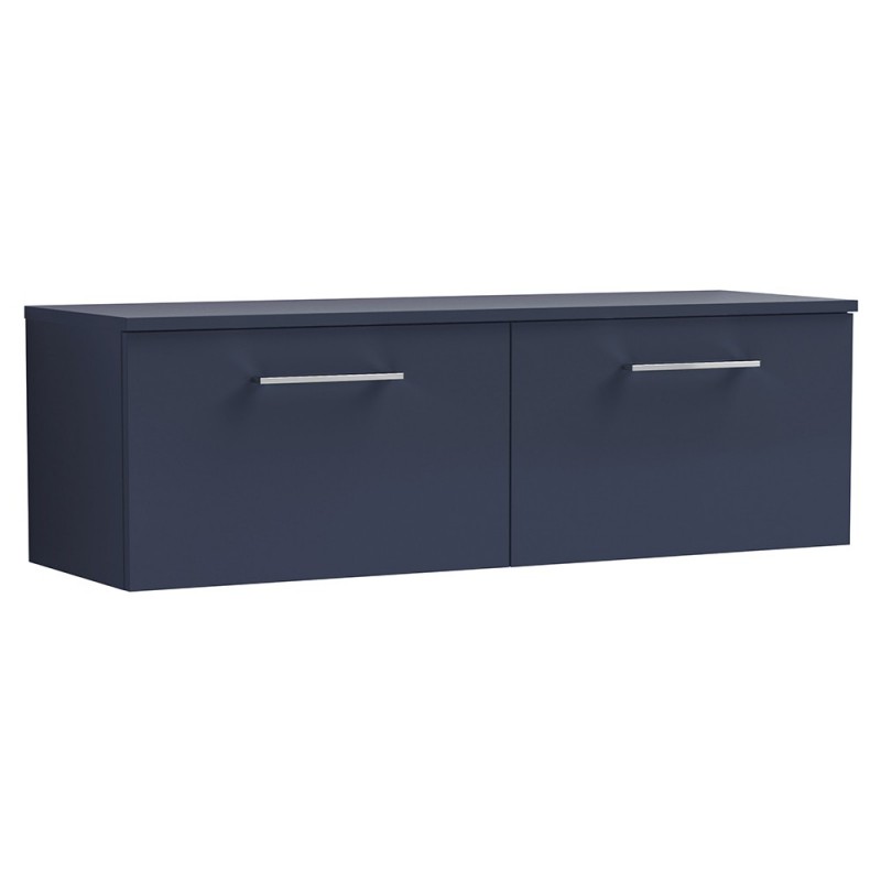 Arno 1200mm Wall Hung 2-Drawer Double Basin Worktop Vanity Units