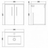 Arno 500mm Wall Hung Cupboard Vanity Units