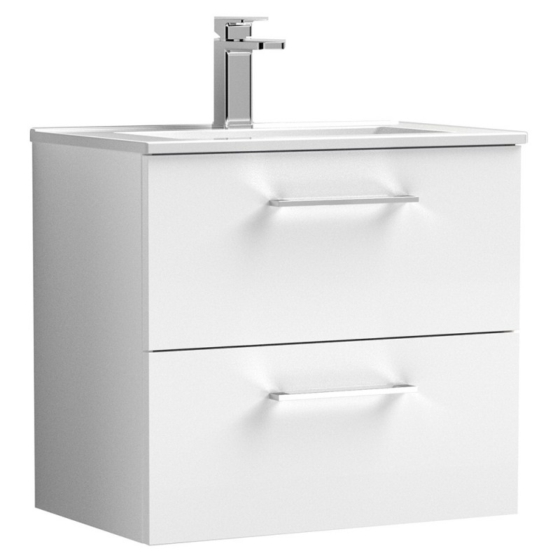 Arno 600mm Wall Hung Double Drawer Vanity Units