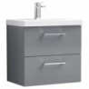 Arno 600mm Wall Hung Double Drawer Vanity Units