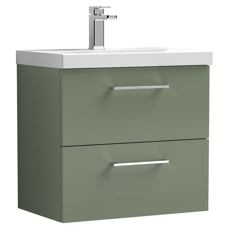 Arno 600mm Wall Hung Double Drawer Vanity Units