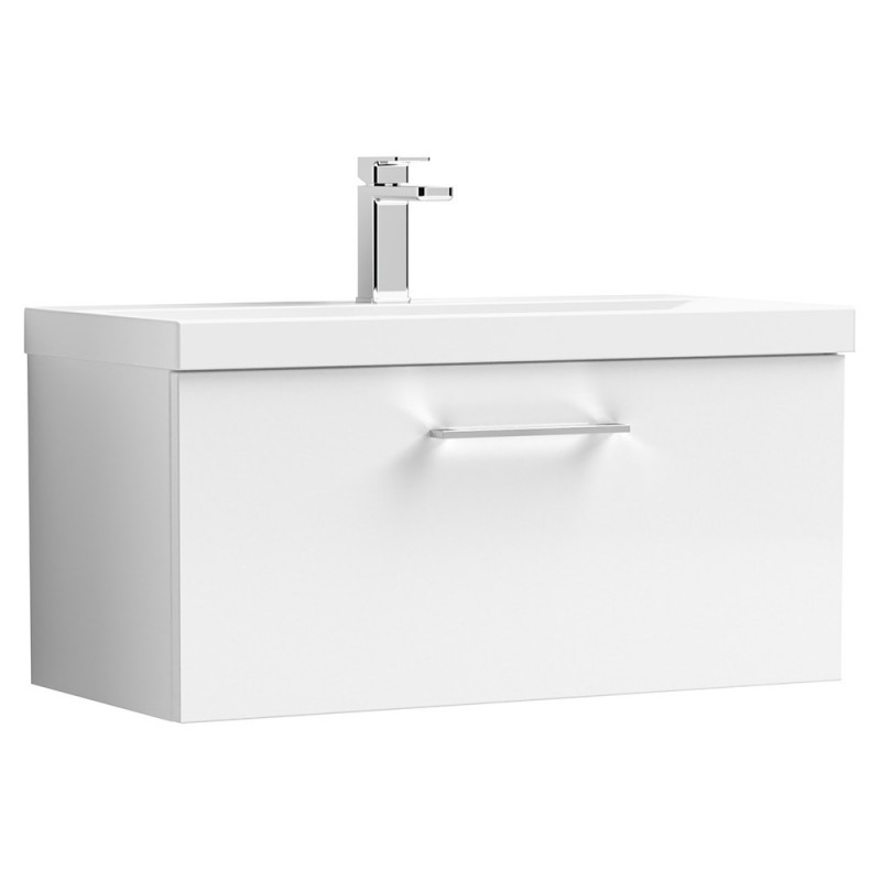 Arno 800mm Wall Hung Single Drawer Vanity Units