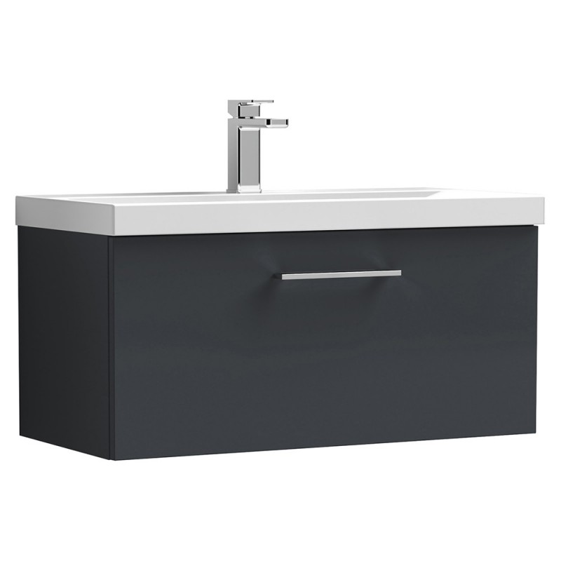 Arno 800mm Wall Hung Single Drawer Vanity Units