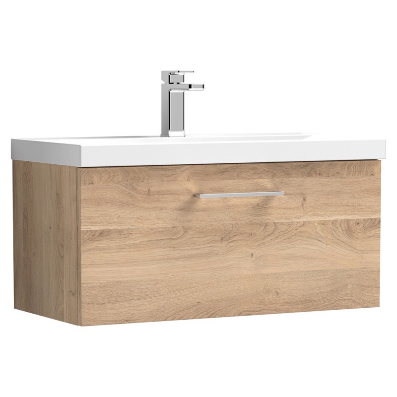 Arno 800mm Wall Hung Single Drawer Vanity Units