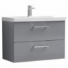 Arno 800mm Wall Hung Double Drawer Vanity Units