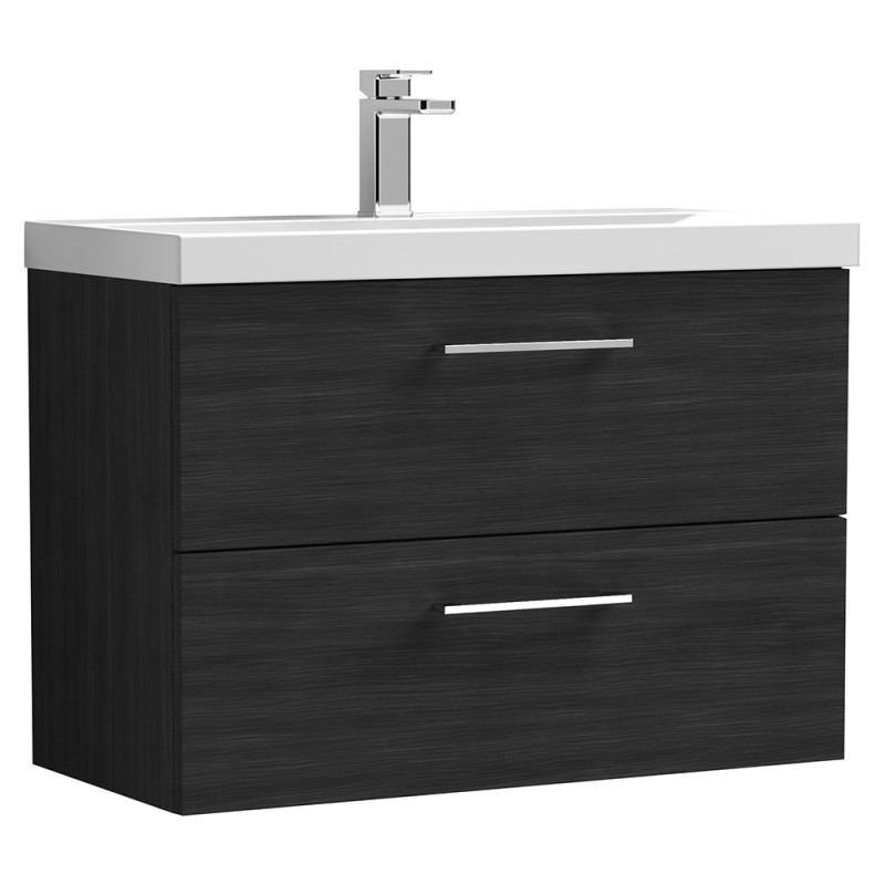 Arno 800mm Wall Hung Double Drawer Vanity Units