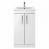 Athena 500mm Freestanding Cupboard Vanity Units