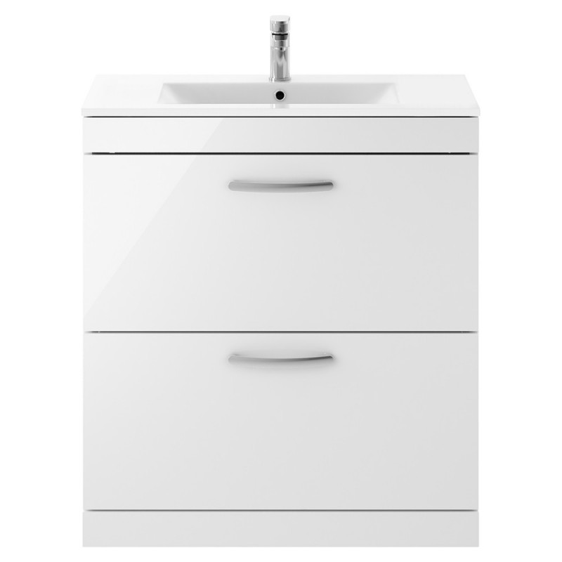 Athena 800mm Freestanding Double Drawer Vanity Units