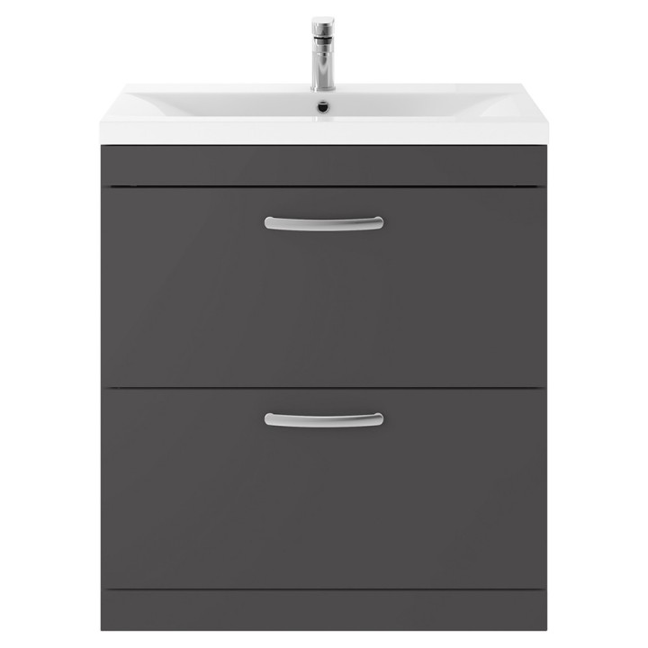 Athena 800mm Freestanding Double Drawer Vanity Units
