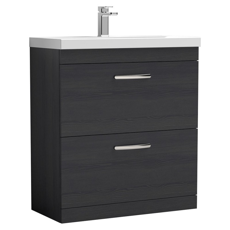 Athena 800mm Freestanding Double Drawer Vanity Units