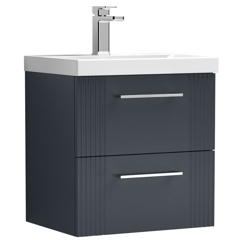 Deco 500mm Wall Hung Double Drawer Vanity Units