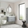 Deco 600mm Wall Hung Double Drawer Vanity Units