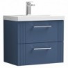 Deco 600mm Wall Hung Double Drawer Vanity Units