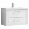 Deco 800mm Wall Hung Double Drawer Vanity Units