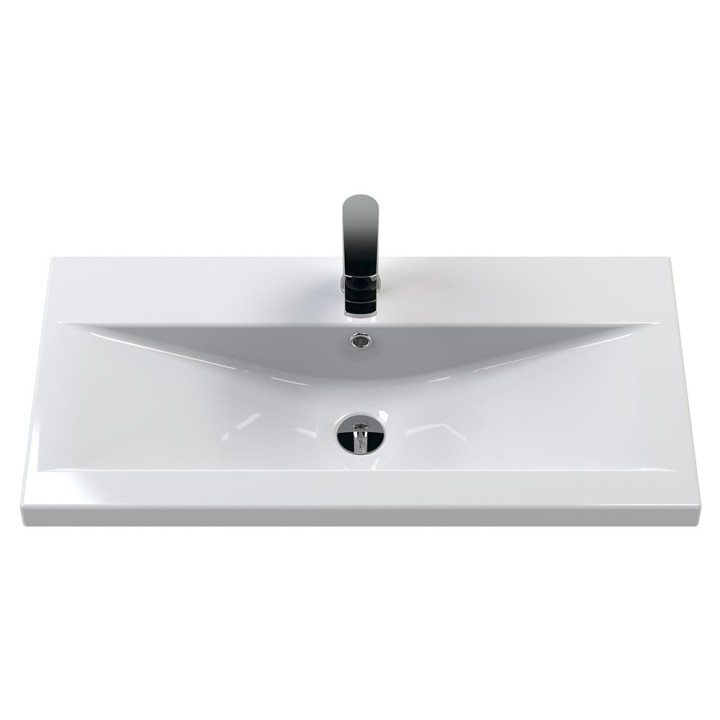 Deco 800mm Wall Hung Double Drawer Vanity Units
