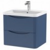 Lunar 600mm Wall Hung Double Drawer Vanity Units