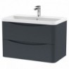 Lunar 800mm Wall Hung Double Drawer Vanity Units