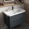 Lunar 800mm Wall Hung Double Drawer Vanity Units