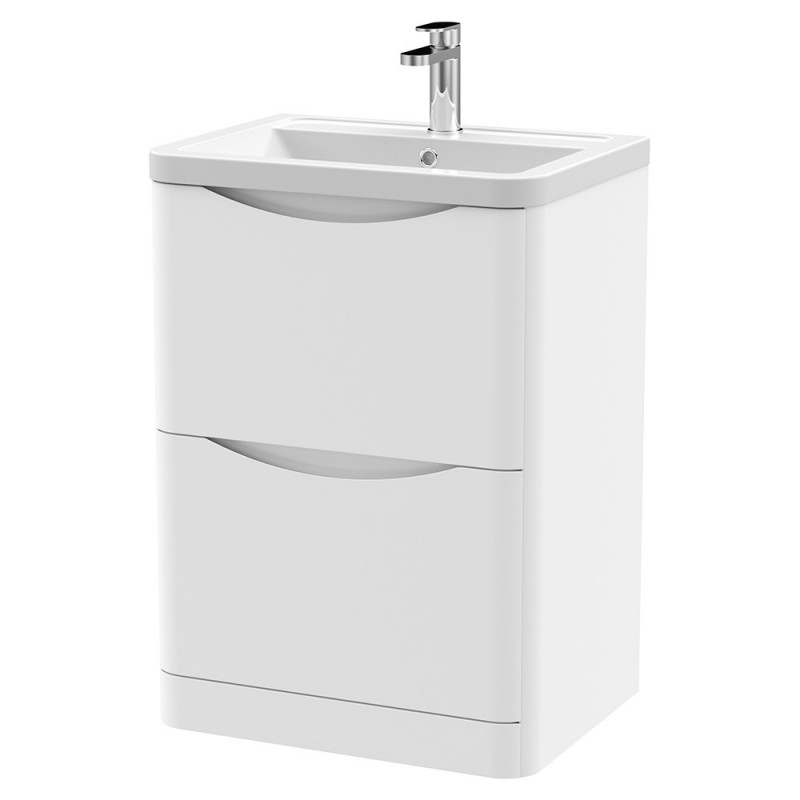 Lunar 600mm Freestanding Drawer Vanity Units