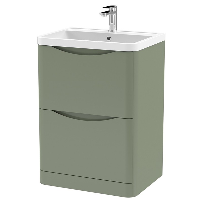 Lunar 600mm Freestanding Drawer Vanity Units