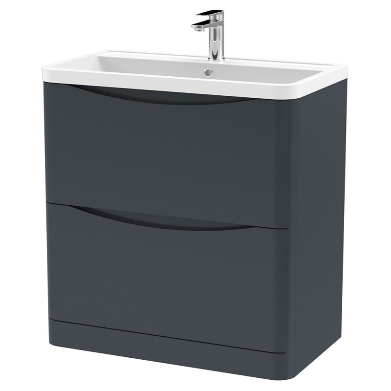 Lunar 800mm Freestanding Drawer Vanity Units