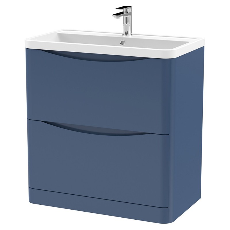 Lunar 800mm Freestanding Drawer Vanity Units