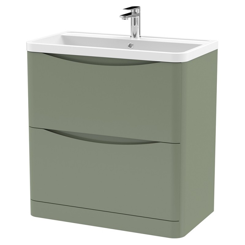 Lunar 800mm Freestanding Drawer Vanity Units