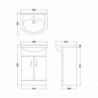 Mayford 550mm Freestanding Cupboard Vanity Units