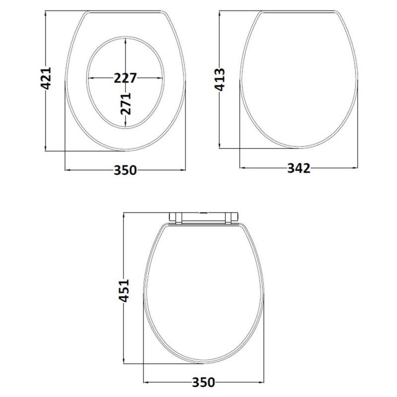 Classique Toilet Seats For Carlton Toilets