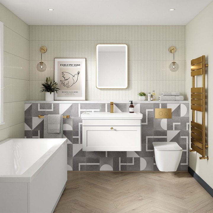 Classique 600mm Wall Hung Traditional Drawer Vanity Units