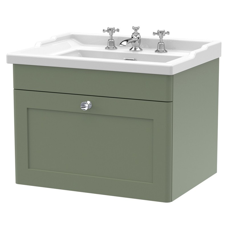 Classique 600mm Wall Hung Traditional Drawer Vanity Units