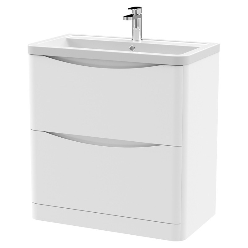 Lunar 800mm Freestanding Drawer Vanity Units