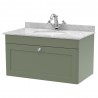 Classique 800mm Wall Hung Traditional Drawer Vanity Units With Worktops